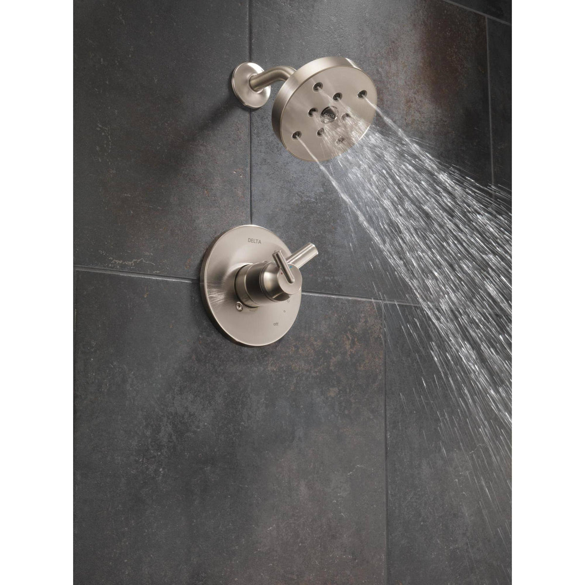 Matte Black Raincan Shower Head F859000