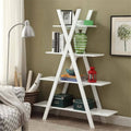 White 4 Shelf Bookcase I6805