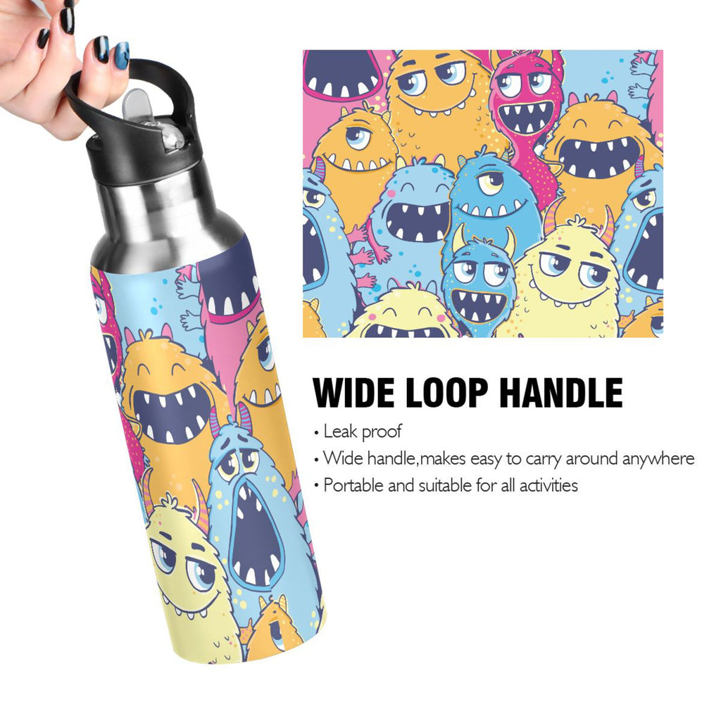 Stainless Steel Insulated Water Bottle with Straw Lid S352158