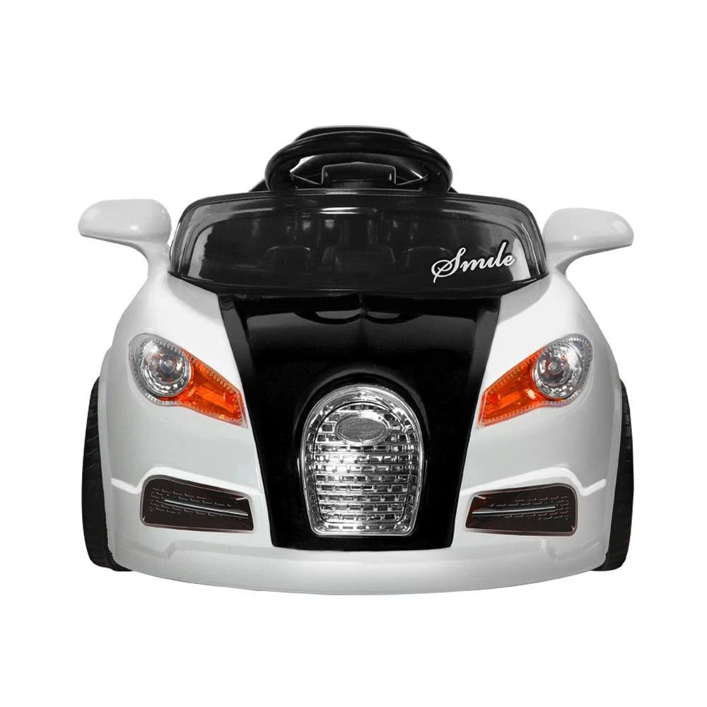 Black & White Kids Ride on Car D72685