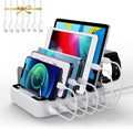 White 6-Port USB Charging Station, Pack of 2 S974