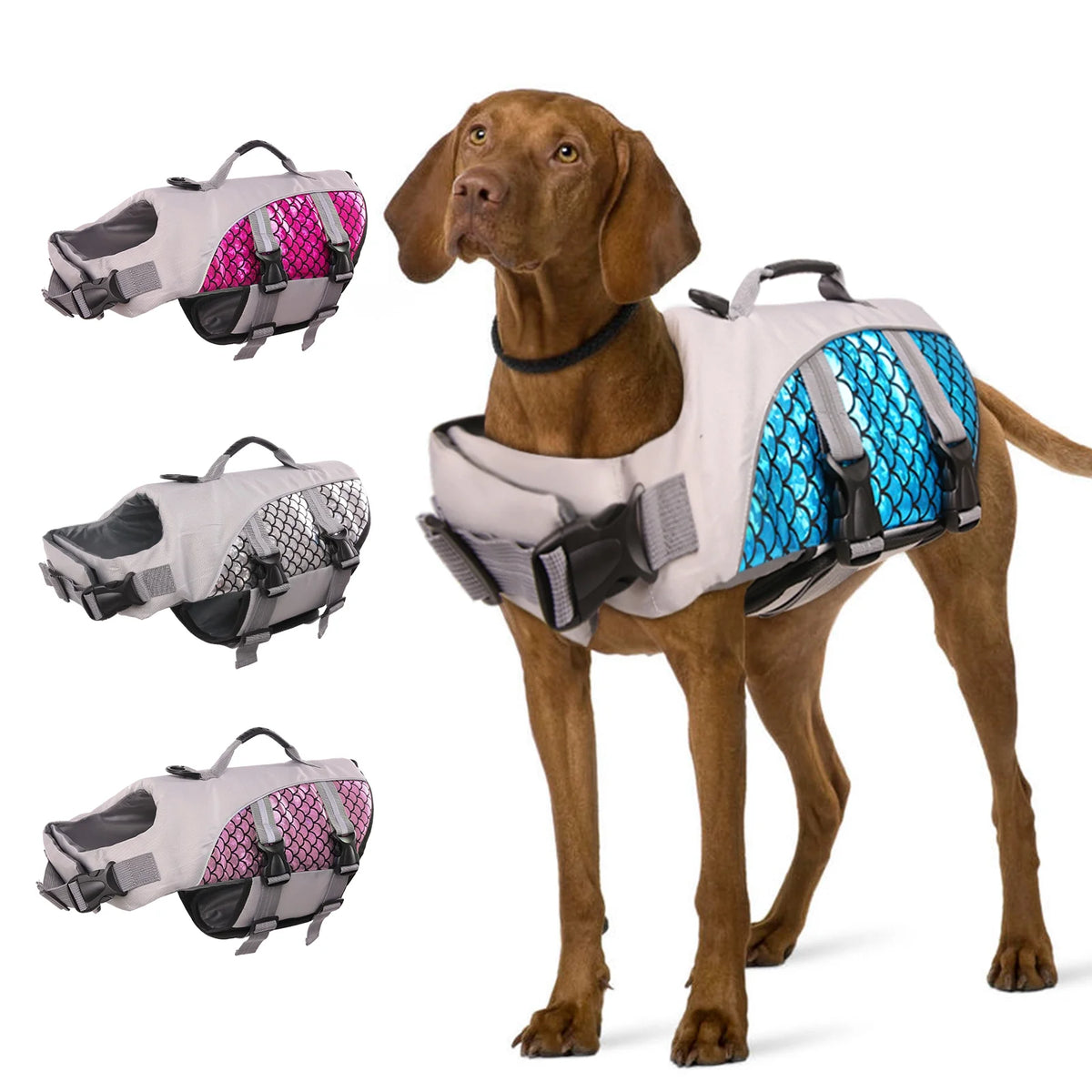 Dog Life Jacket with Rescue Handle D572882