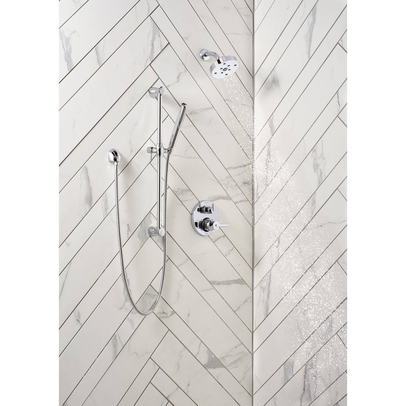 Matte Black Raincan Shower Head F859000