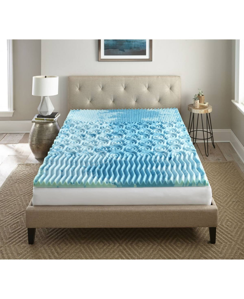 King 2 inch Gel Mattress Topper E3171