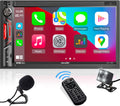 Car Stereo Receiver with Bluetooth, 7 HD Capacitive Touchscreen, AM/FM Car Radio O8782