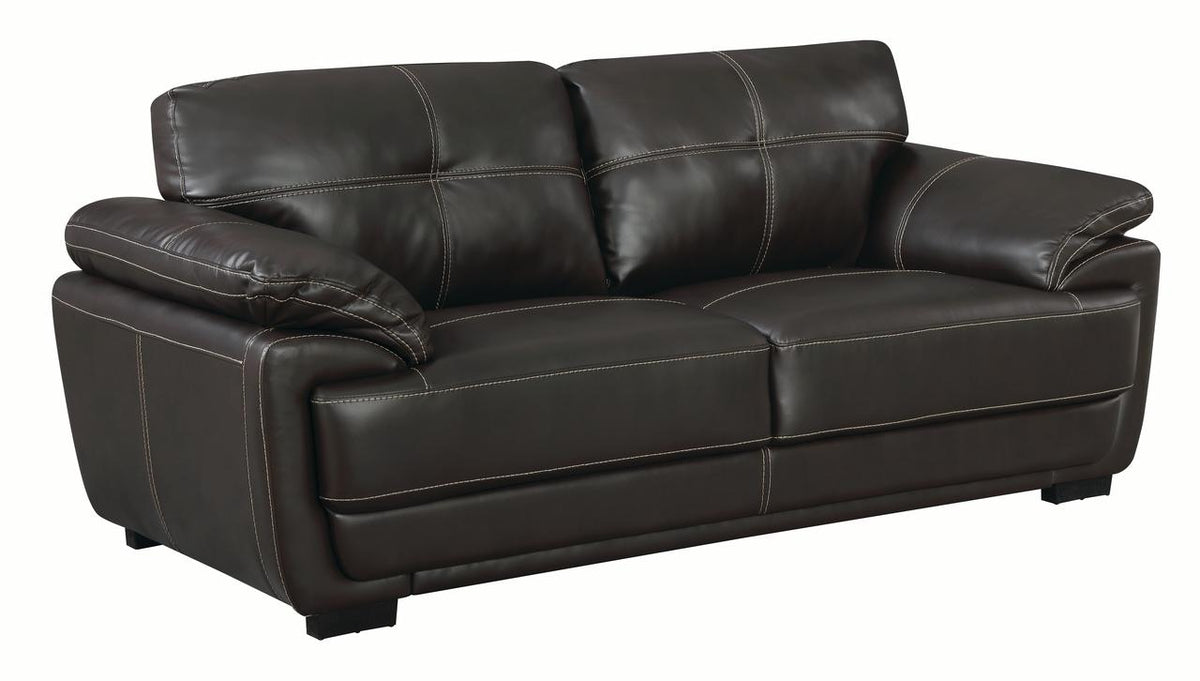 Brown Arm Sofa Q343