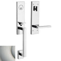 Satin Brass and Black Full Dummy Handleset G64348