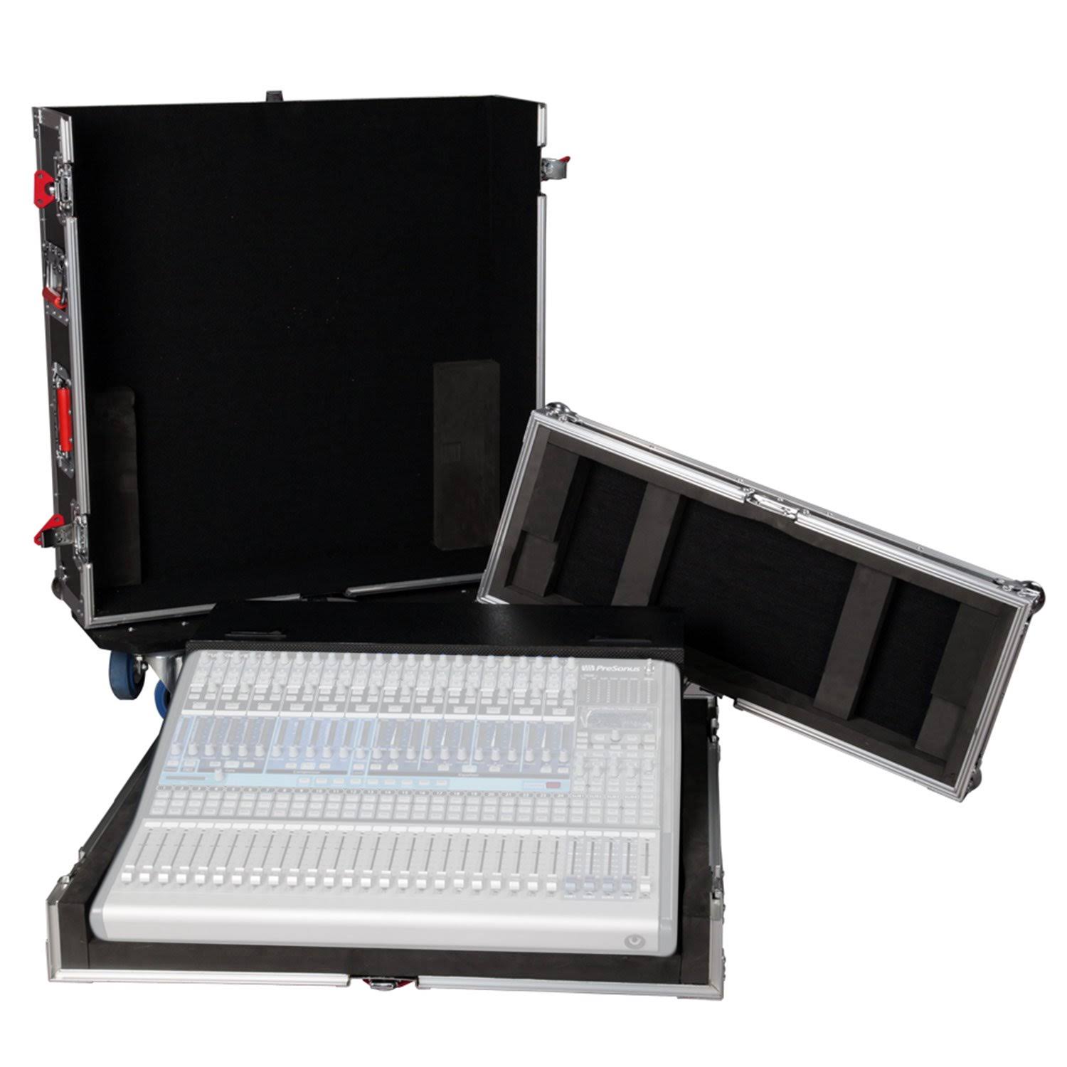 Padded Rolling Case for PreSonus StudioLive 24.4.2/24.4.2AI - Black C3501
