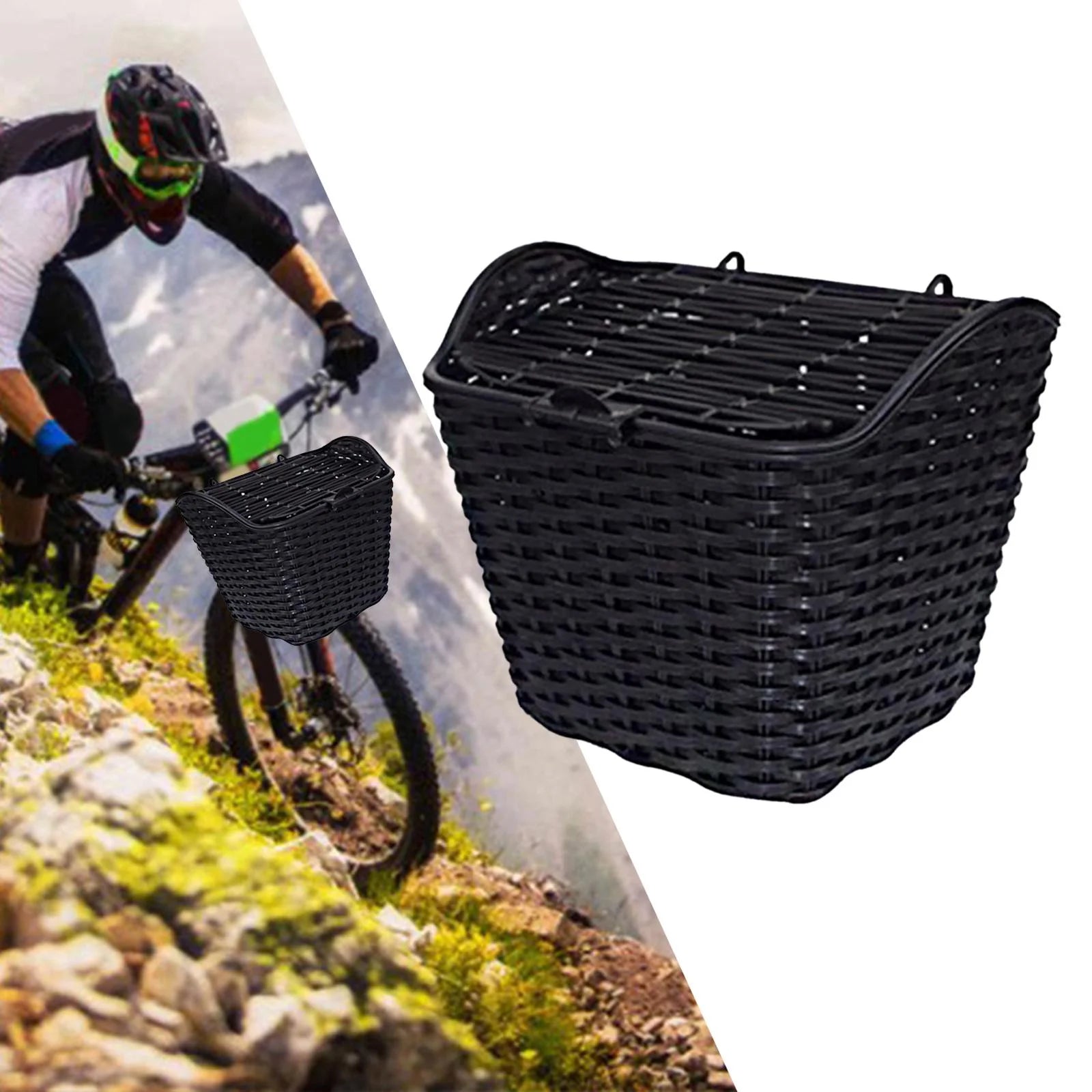 Electric Bike Basket with Cover F88753