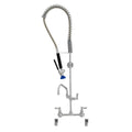 Stainless Steel Pre-Rinse Faucet with Add-On Faucet, Elbows Q4742