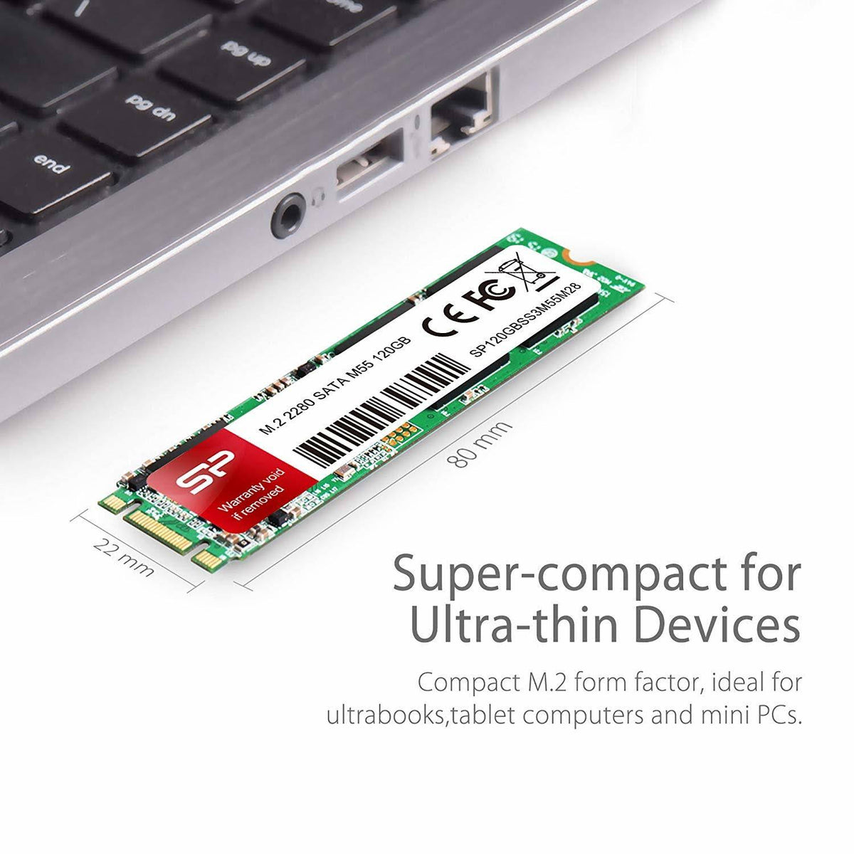 120GB M.2 2280 SATA III Internal Solid State Drive N39702