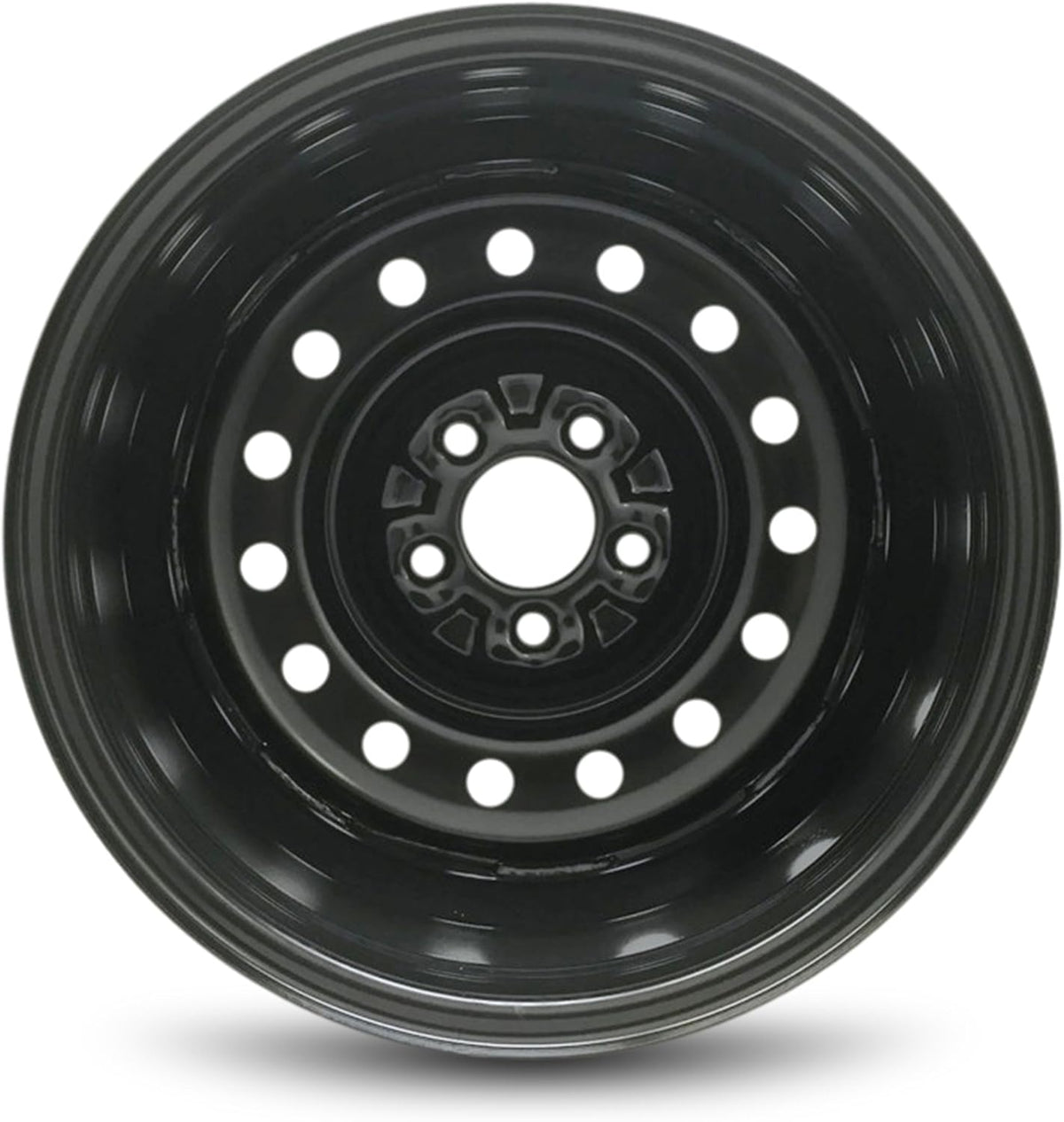 16 Inch 5 Lug Black Steel Wheel Z910003