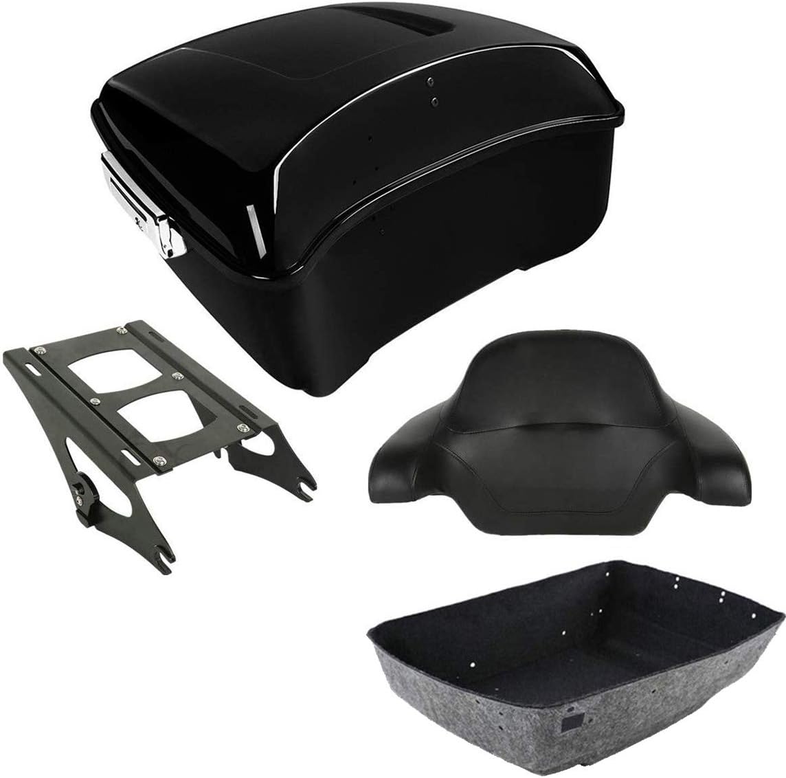 King Pack Trunk Backrest with Rack Mounting Rack C156