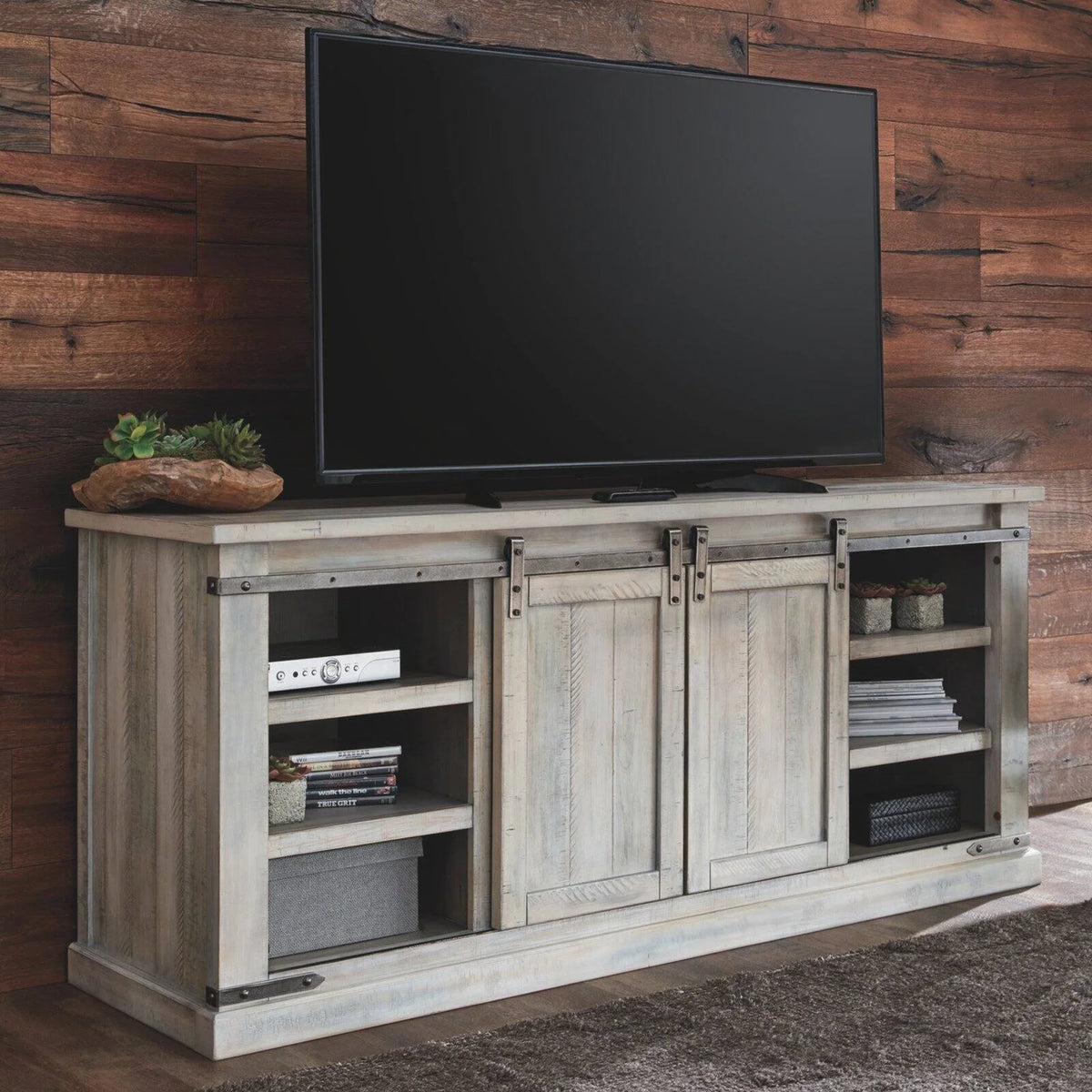 Whitewash TV Stand H820