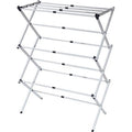 Grey Steel 3-tier Expandable Clothes Dryer M569