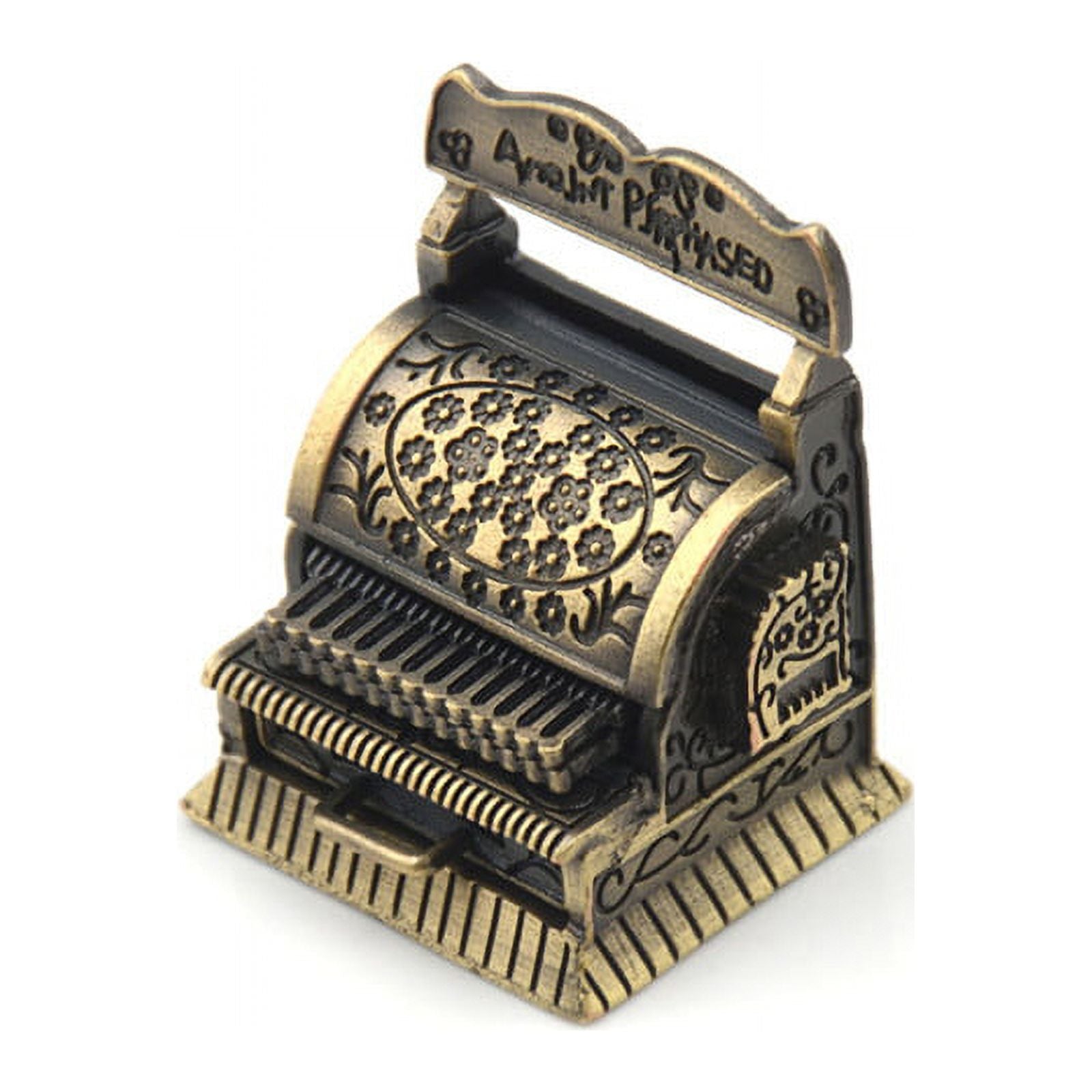 Vintage Metal Cash Register Dollhouse Miniature Furniture Z859870