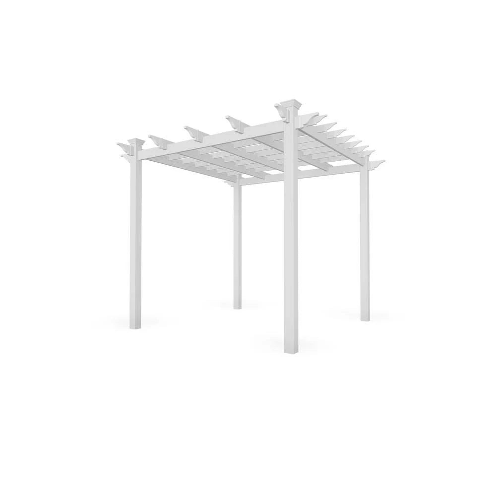 7.5 ft. W x 7.5 ft. D Vinyl Pergola P631