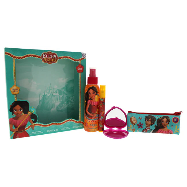 4 Pc Gift Set EDT Spray Body Spray Clutch Mirror W1980
