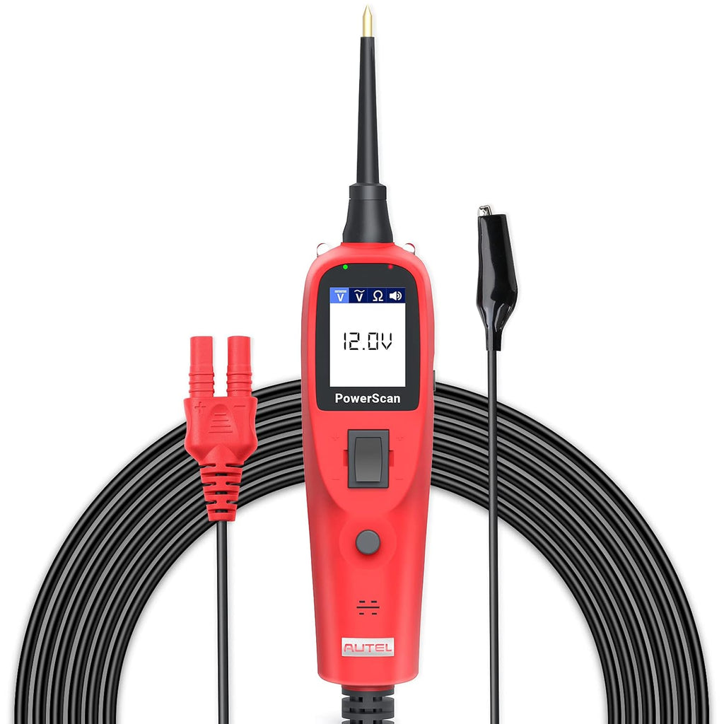 Red Automotive Circuit Tester Digital Voltmeter R81610