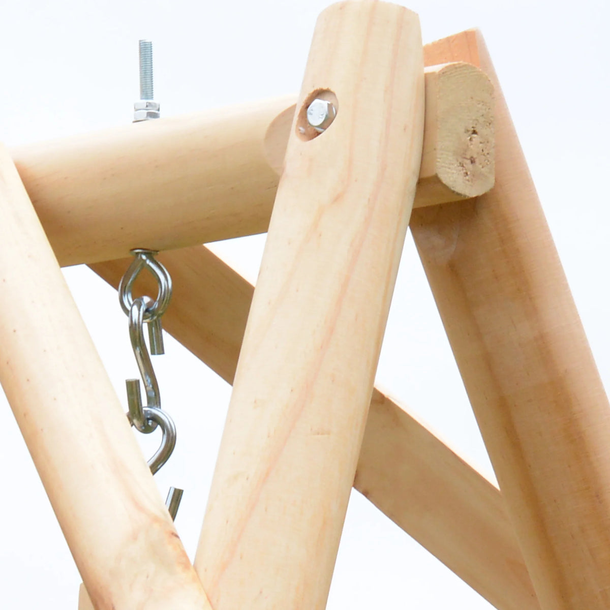 Natural Wooden Porch Swing Bench M533