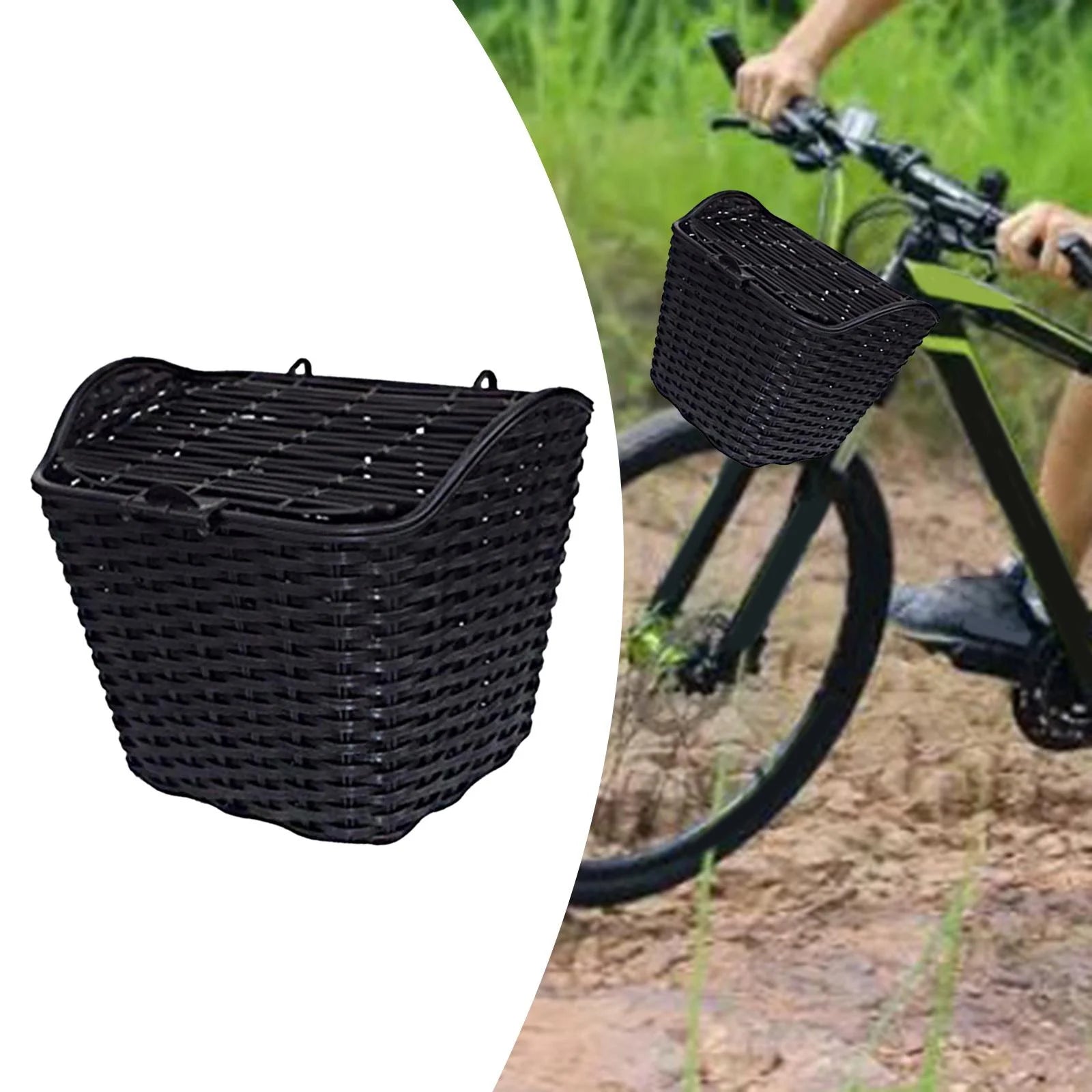 Electric Bike Basket with Cover F88753