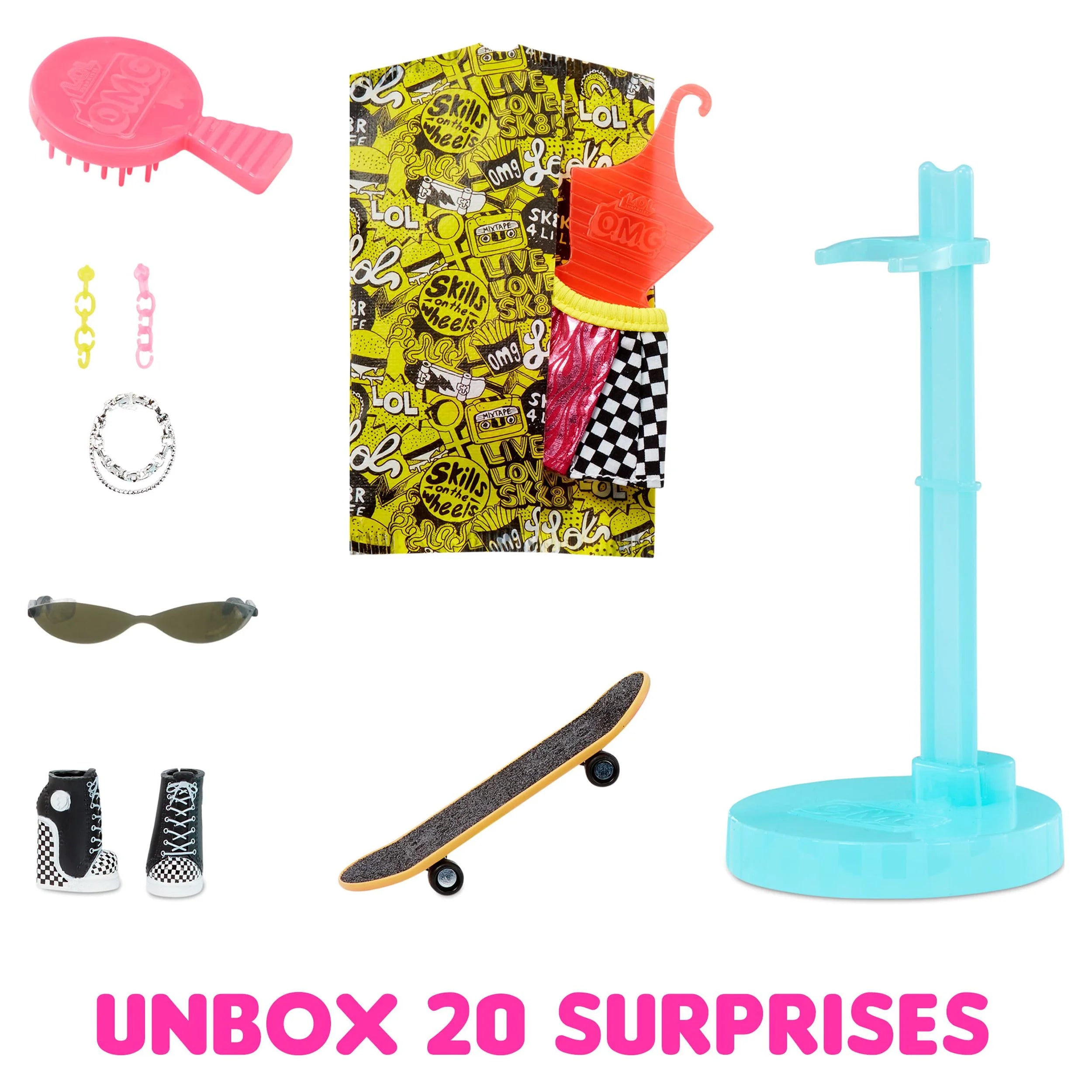 LOL Surprise OMG Skatepark Q.T. Fashion Doll With 20 Surprises B6090