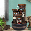 3-Tier Tabletop Water Fountain with Light U7456