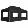 Aluminum Folding Party Tent with Walls 19.7'x9.8' Anthracite X2862