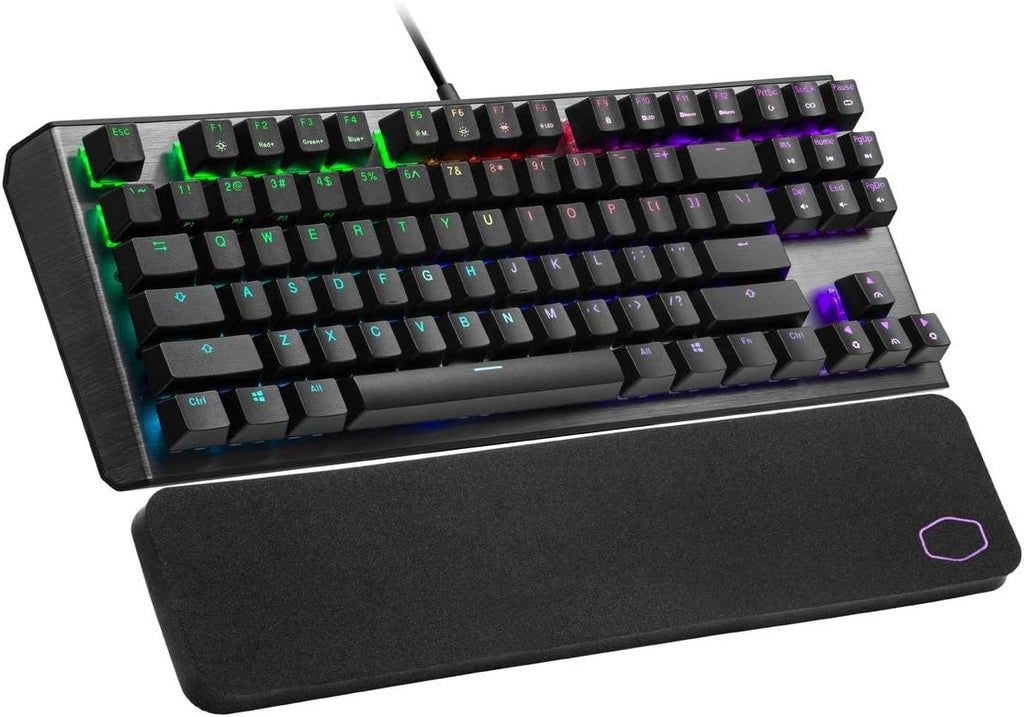 Pure Black Gaming Mechanical Keyboard with RGB Back Lighting, Full Pack of 2 S1698