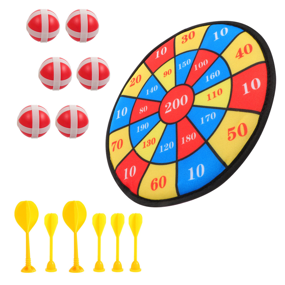 13Pcs Kids Sticky Target Darts Board Toys H754