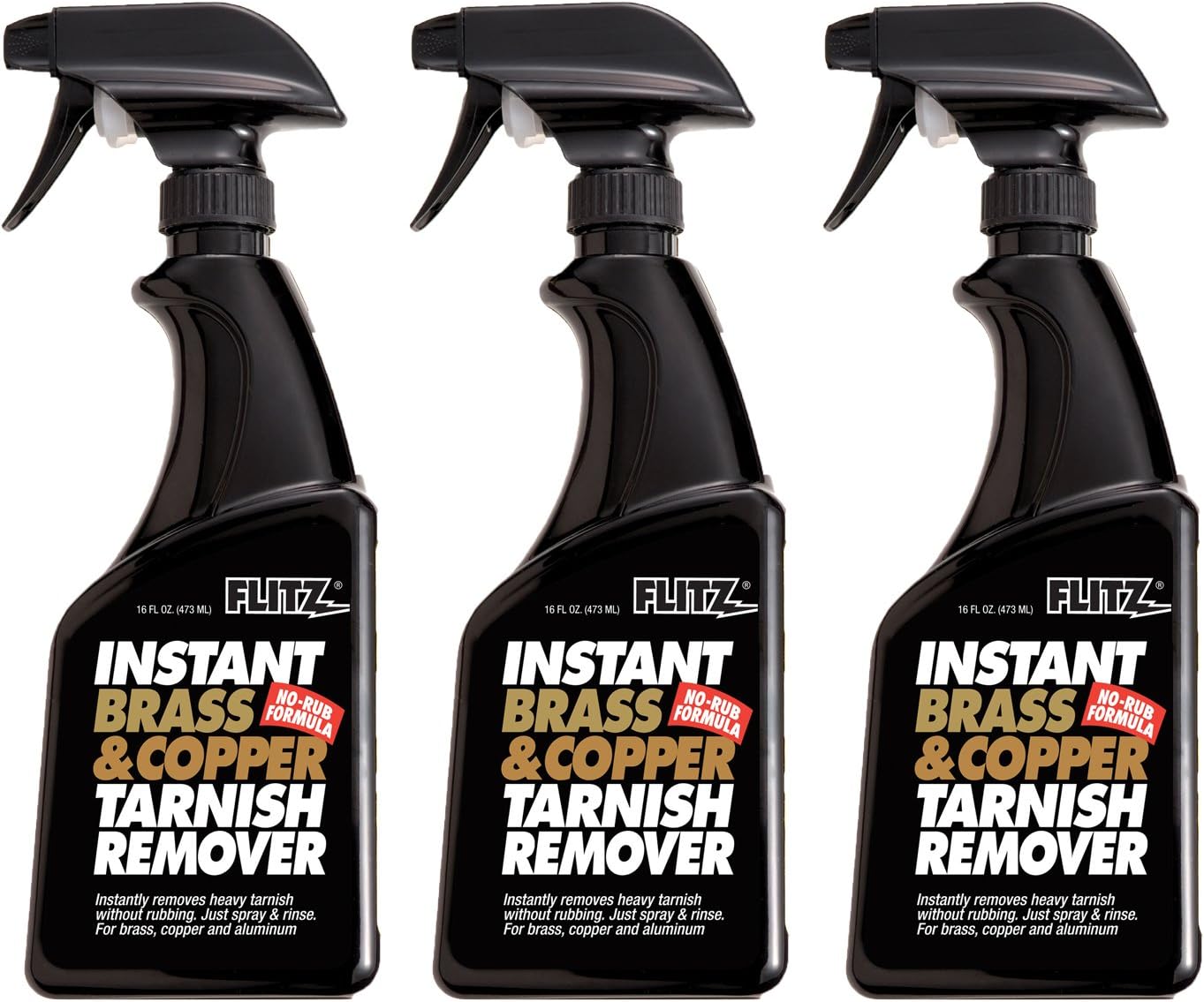 Brass and Copper Tarnish Remover, 16 oz Spray Pack of 2 Z69215