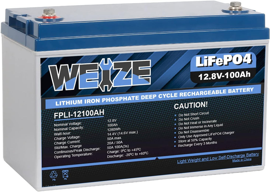 12V 50Ah LiFePO4 Lithium Battery with Smart BMS E19810